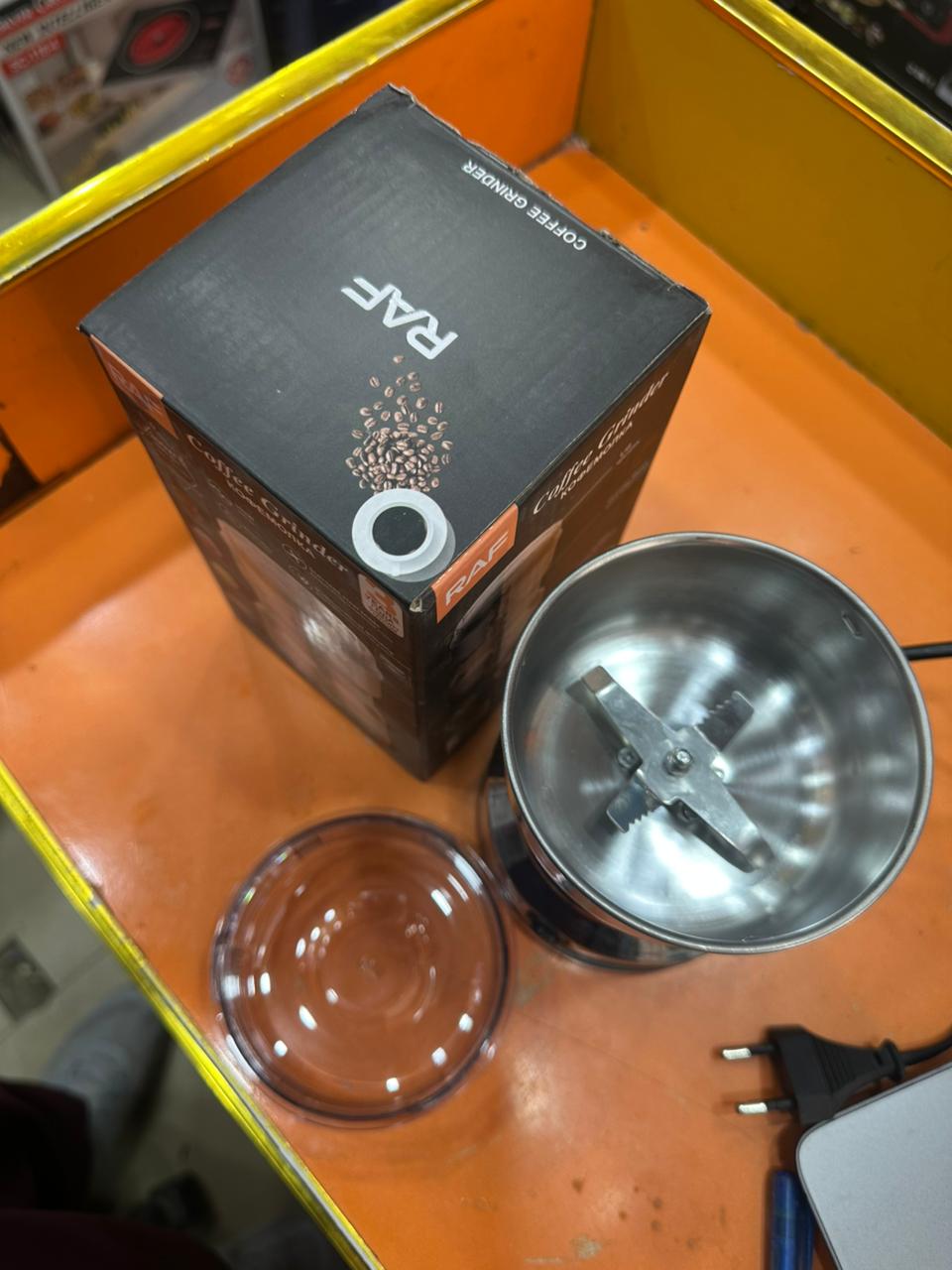 Mini Electric Grinder Machine 300W Stainless Steel – Coffee, Spice & Masala Blender (220V)